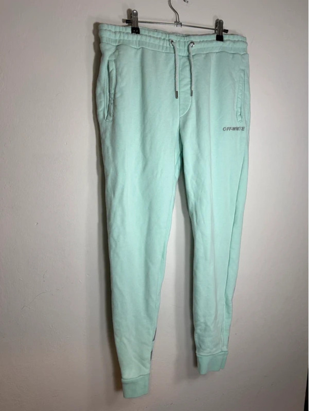 Off-White Jogger Sweatpants with Graphic Print
